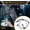 Black abs wheel speed sensor for toyota highlander 2012-2018 with coiled wire and multiple connectors right front side