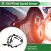 Black abs wheel speed sensor with coiled wiring and mounting brackets for Toyota Highlander 2020-2023, back side view