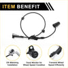 Abs wheel speed sensor for toyota hilux 2004-2008 rear right with black rubber wire and plastic connector for monitoring