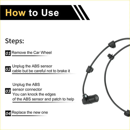 ABS Wheel Speed Sensor for Toyota Hilux 2005-2008 2 x Rear Right - Electrical