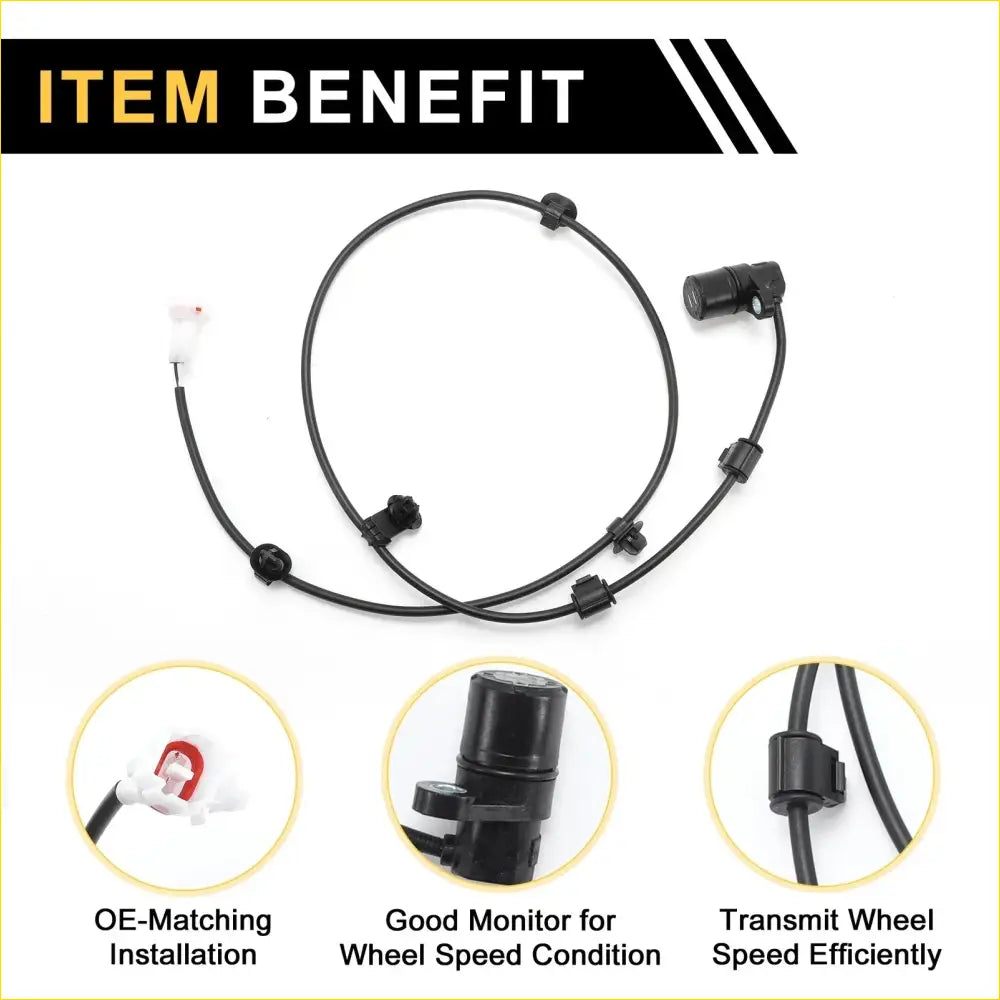 ABS Wheel Speed Sensor for Toyota Hilux 2005-2008 2 x Rear Right - Electrical