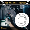 Black abs wheel speed sensor with coiled cable and connectors for Toyota Hilux 2005-2008 rear right side