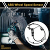 Black abs wheel speed sensor with coiled cable and mounting bracket for toyota hilux 2005-2014 front left