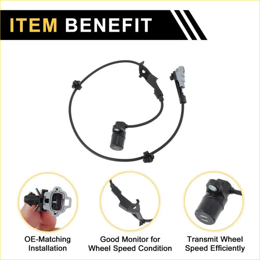 ABS Wheel Speed Sensor for Toyota Hilux (2005-2015) Rear Right - Electrical