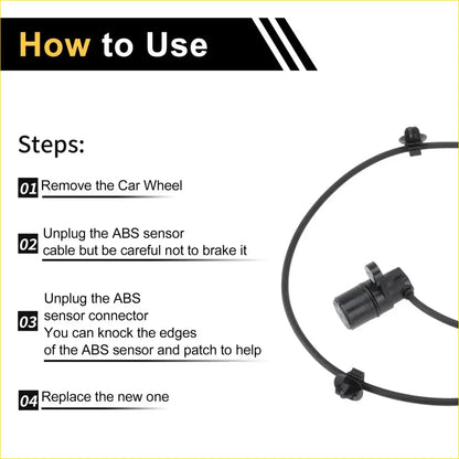 ABS Wheel Speed Sensor for Toyota Hilux (2005-2015) Rear Right - Electrical