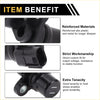 Black reinforced abs plastic and metal abs wheel speed sensor for toyota hilux 2010 right rear back side view