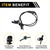 Abs wheel speed sensor for toyota hilux 2015-2018 in black with coiled cable and plastic connectors for left front use