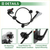 Abs wheel speed sensor for Toyota Hilux Revo 2015-2023 with black sensor, gray connector, and black wiring