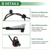 Black and gray reinforced abs wheel speed sensor with metal parts for Toyota Hilux Revo 2015-2023