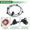 Black coiled abs wheel speed sensor cable with connectors for toyota innova 2004-2016 wheel speed monitoring