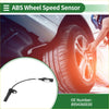 Black abs wheel speed sensor with flexible cable and connector for toyota land cruiser 2010-2016