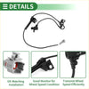Abs wheel speed sensor for toyota matrix 2003-2008 with black rubber wire gray plastic connector and black sensor housing