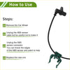 Abs wheel speed sensor for toyota picnic front left with black sensor, green plastic connector, and black cable