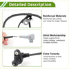 Black reinforced abs plastic and metal abs wheel speed sensor with gray connector for 2004-2008 toyota prius