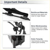 Black reinforced abs plastic and metal abs wheel speed sensor for toyota prius 2010-2011 rear left side