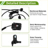 Abs wheel speed sensor for toyota prius front right made of black reinforced abs plastic and metal with heat resistance