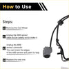 Abs wheel speed sensor for toyota prius 2012-2015 with gray abs sensor cable black wiring and molded connector