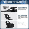 Black reinforced abs plastic and metal abs wheel speed sensor with gray connector for toyota rav4 2001-2005