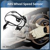 Black abs wheel speed sensor with coiled cable and mounting bracket for front left toyota rav4 2001-2005