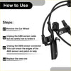 Black abs wheel speed sensor for toyota rav4 2006-2018 with attached wiring and connector showing back side