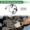 Black abs wheel speed sensor for toyota rav4 2013-2018 rear left with coiled cable and plastic connectors