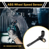 Black abs wheel speed sensor with metallic gold hub and rectangular connector for toyota sequoia 2008-2017