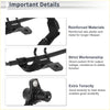 Abs wheel speed sensor for toyota tundra made of black reinforced abs plastic and metal with mounting bracket
