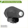 Black plastic abs wheel speed sensor for Toyota Tundra with circular mounting hole and rectangular connector