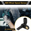 Black abs wheel speed sensor for toyota tundra 2007-2017 with gold mounting hole and cylindrical connector front left side