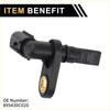 Abs wheel speed sensor for toyota tundra 2007-2017 black plastic with gold metallic inner bore front left sensor