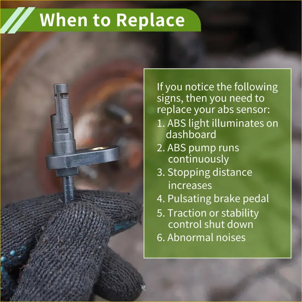 ABS Wheel Speed Sensor for Toyota Wish (2003-2009) - 1 x Front Left - Electrical