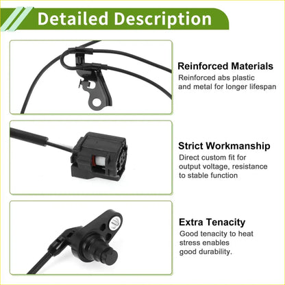 ABS Wheel Speed Sensor for Toyota Wish (2003-2009) - 1 x Front Left - Electrical