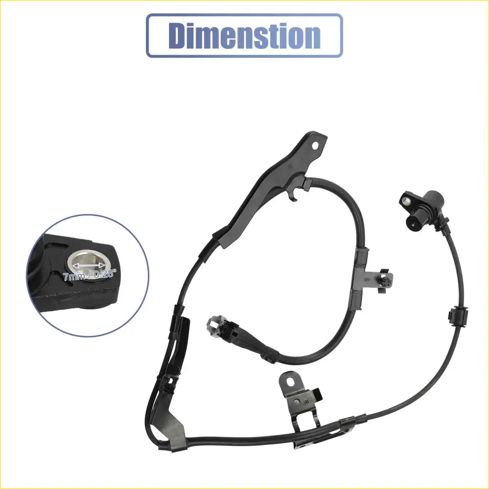 ABS Wheel Speed Sensor Front Right for Toyota Sequoia (2001-2007) - Electrical