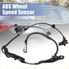 Black abs wheel speed sensor front right with coiled cable and connectors for 2001-2007 toyota sequoia