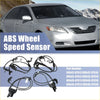 Silver toyota sedan with abs wheel speed sensors displayed below for toyota venza 2009 to 2015 model
