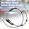 Black abs wheel speed sensor wiring harness rear left for toyota prius with molded connectors and flexible cable