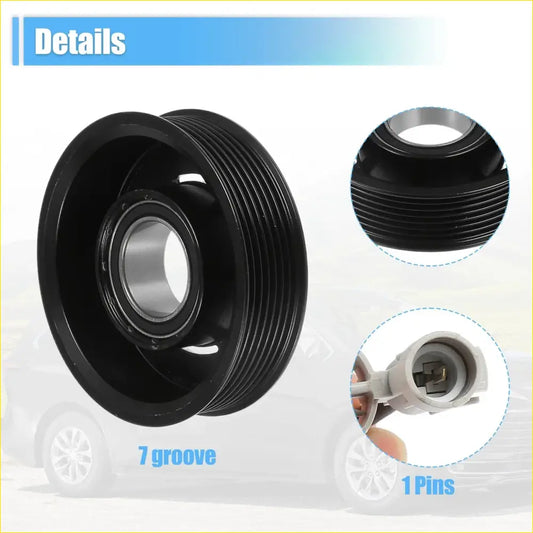 AC Compressor Clutch for Toyota Sienna 3.5L 6Cyl (2011-2016) - Drivetrain