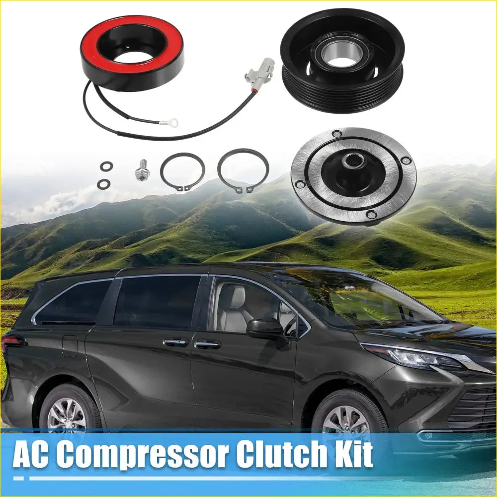 AC Compressor Clutch for Toyota Sienna 3.5L 6Cyl (2011-2016) - Drivetrain