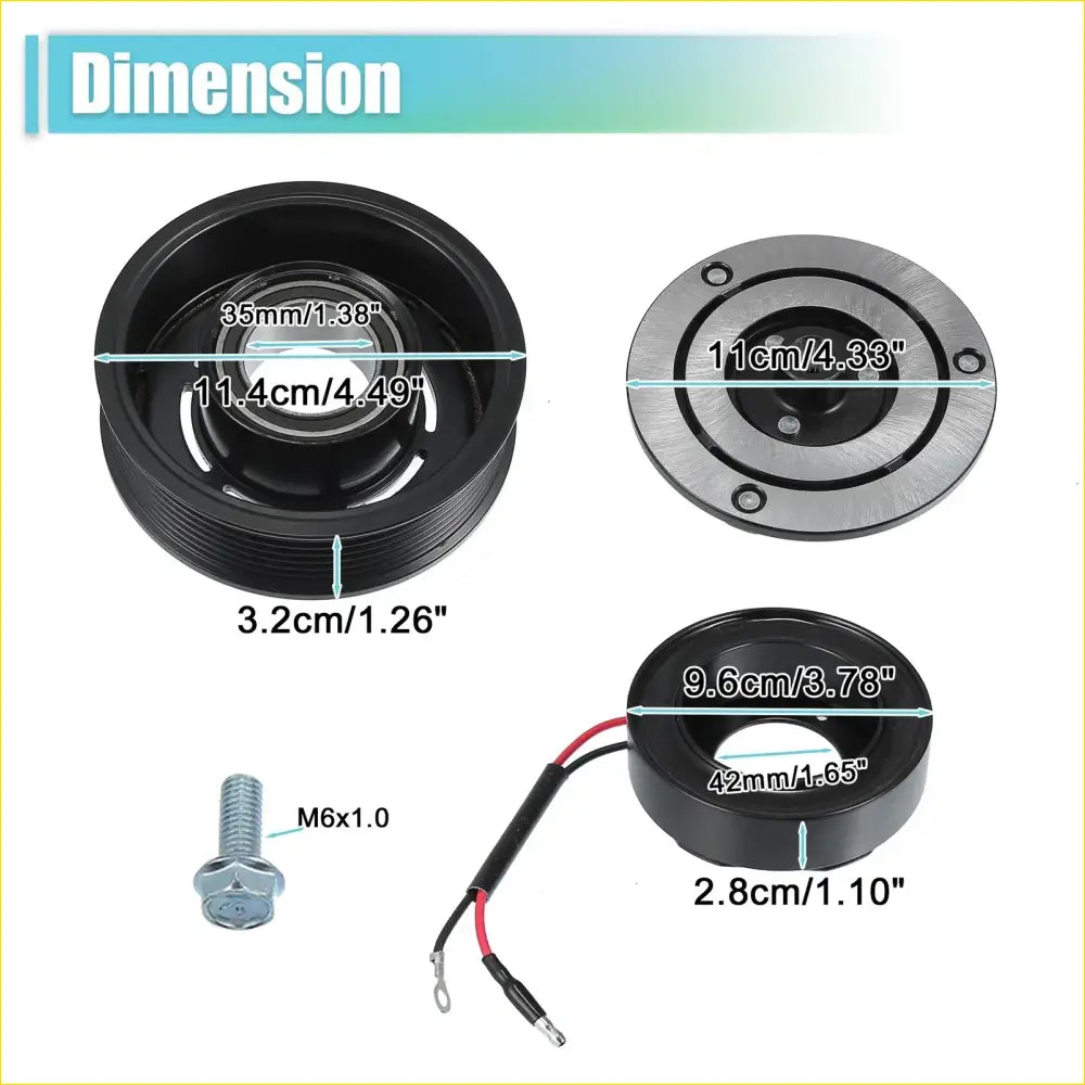 AC Compressor Clutch Set for Toyota Tacoma (2005-2015) - Drivetrain