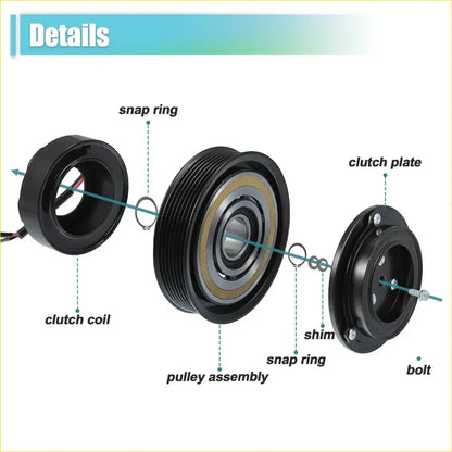 AC Compressor Clutch Set for Toyota Tacoma (2005-2015) - Drivetrain