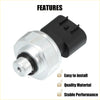 Silver metallic ac pressure sensor with black plastic connector for toyota scion 2010-2015