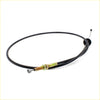 Accelerator cable for mitsubishi galant eterna sigma 1983-1989 black rubber coated with brass threaded end and plastic housing