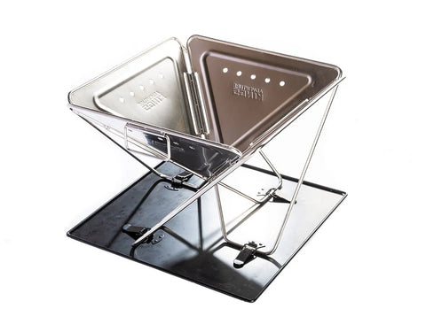 Adventure Kings Premium Stainless Steel Folding Firepit