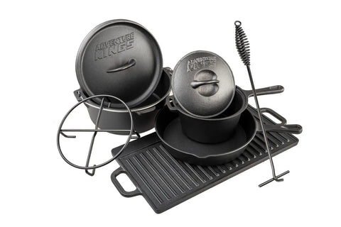 Adventure Kings Cast Iron Cooking Set