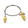 Refill Station Transfer Adaptor Hose to suit BS 341 No.3 Argon Cylinder — image 1