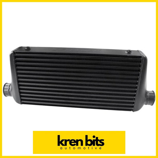 Aeroflow 600x300x100mm Race Series Aluminium Intercooler Black Powder Coated Finish AF90 Intercooler