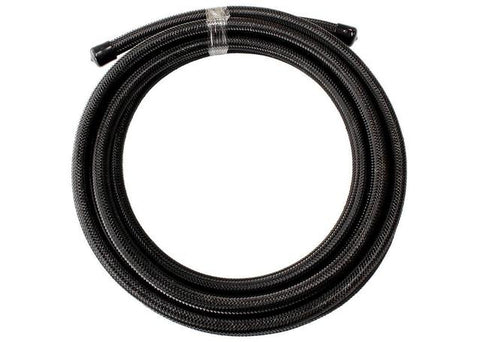 Aeroflow AF100-07-1MBLK SS Braided Hose -7AN 1 Metre Black