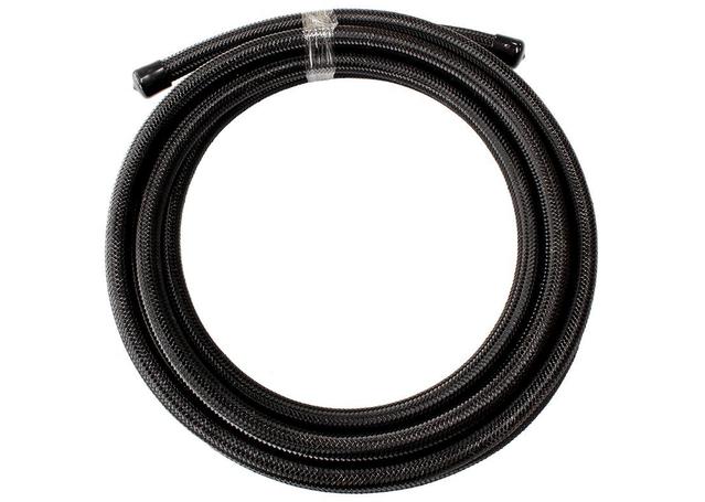 Aeroflow AF200-03-1MBLK SS Teflon Braided Hose -3AN 1M