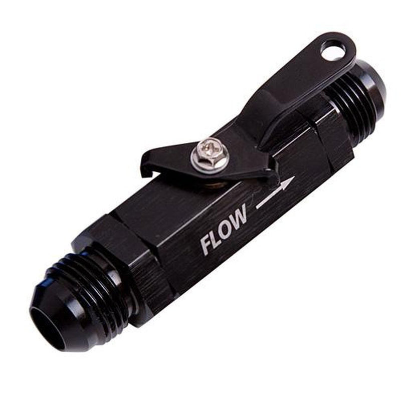 Aeroflow AF1000-08BLK Shut Off Valve -8AN Black