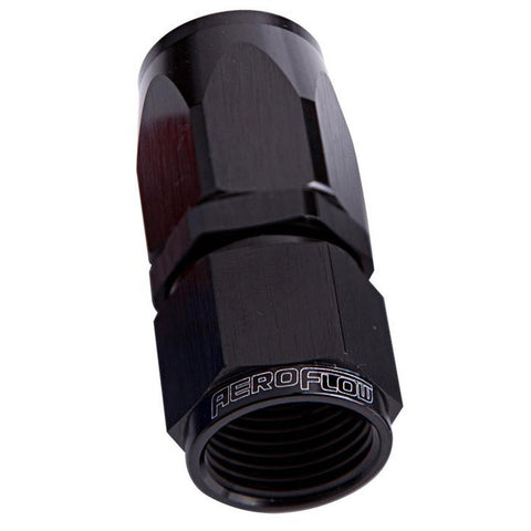 Aeroflow AF101-12BLK -12AN Taper Series Straight Hose End